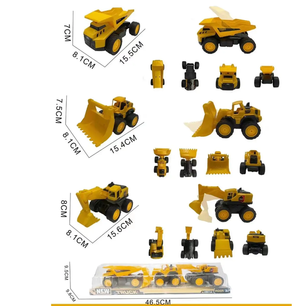 SET DE CARROS DE CONSTRUCCION