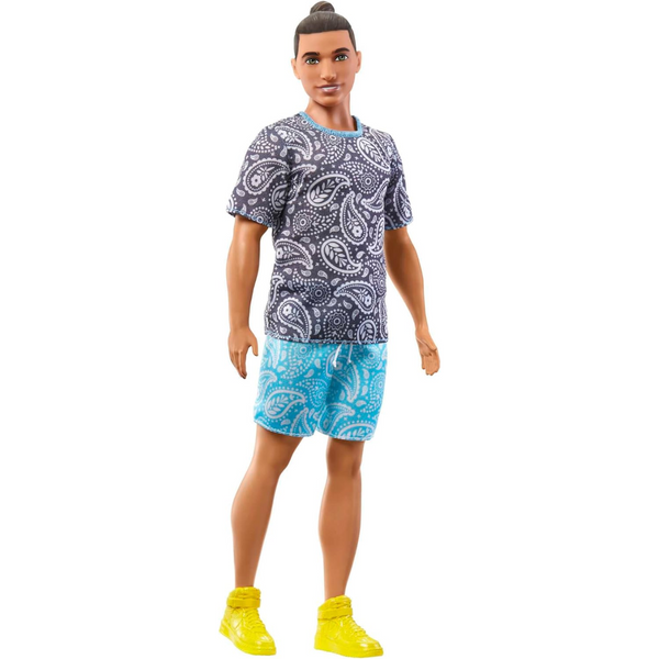 BARBIE KEN FASHIONISTA MUÑECO CON LOOK ESTAMPADO