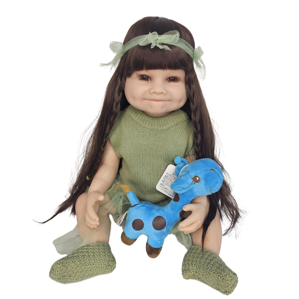 BEBE MUÑECA REAL SILICONA CROCHE VERDE