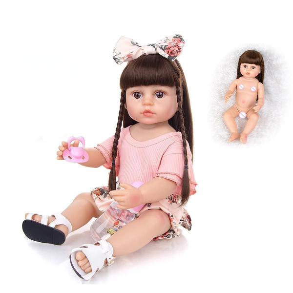 BEBE MUÑECA REAL SILICONA MOÑO