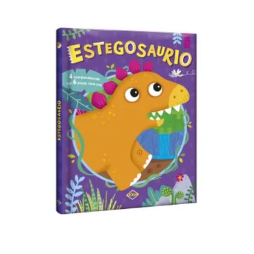 LIBRO ESTEGOSAURIO 4 ROMPECABEZAS | Juguetes Buffalo Colombia