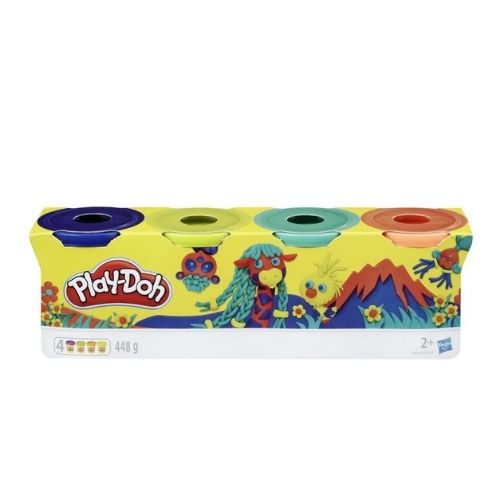 PLAY DOH SET 4 LATAS COLORES SILVESTRE | Juguetes Buffalo Colombia